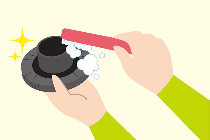 黒バーナーキャップ