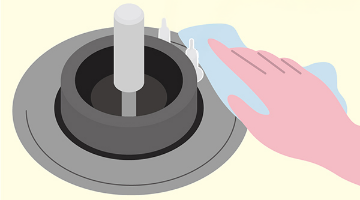 炎検出部、電極