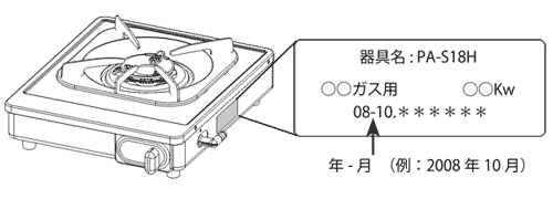 機器型式確認の仕方