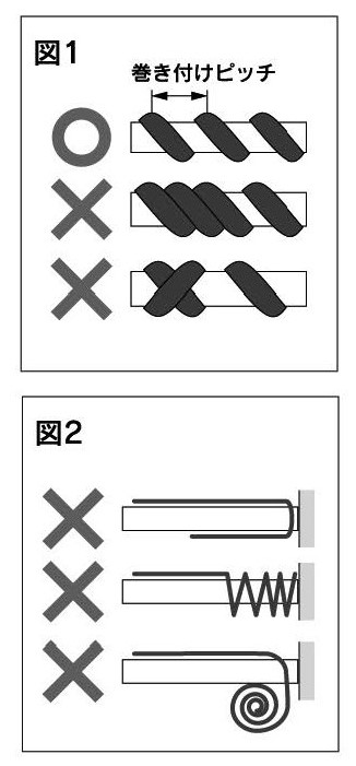 ヒーター取り付け上のご注意