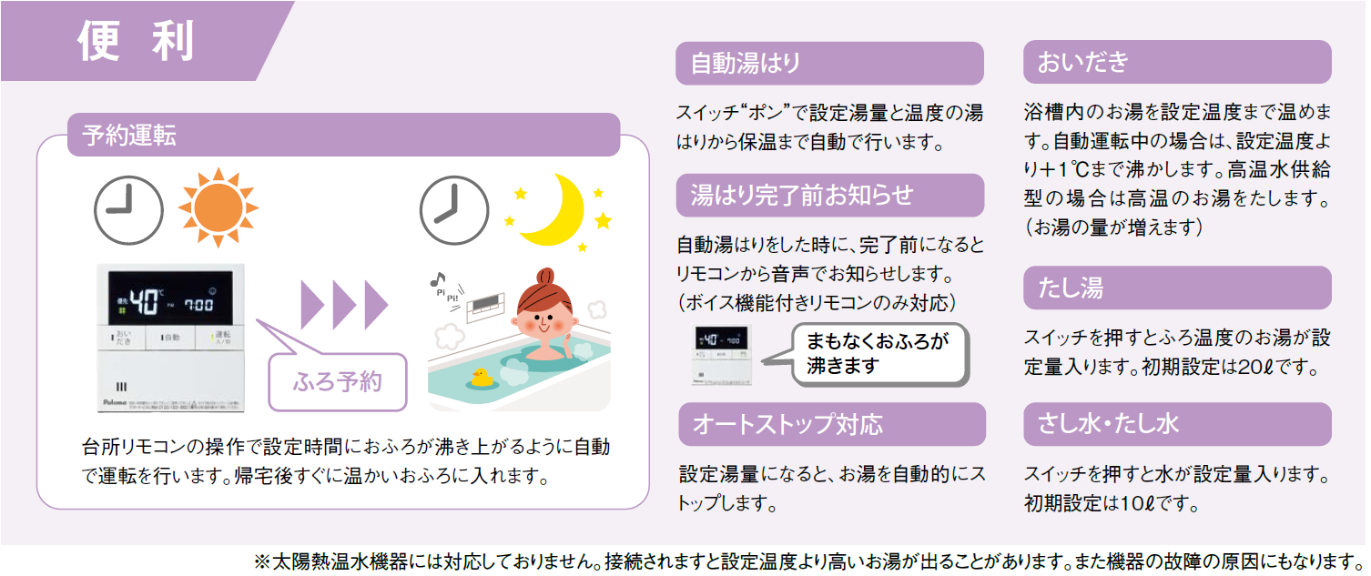 側方近接設置　便利